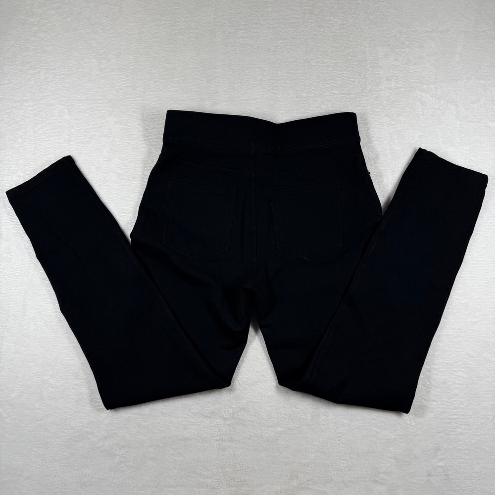 Spanx The Perfect Pant Back Bolero Black Slim Straight Leg Medium Tall M/M